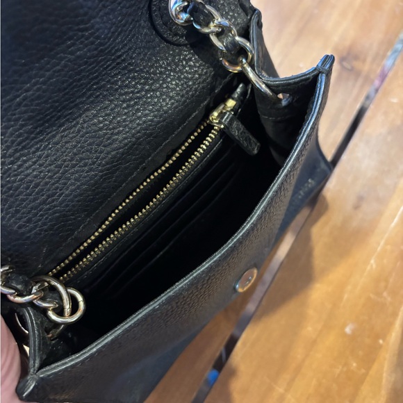 Small Black Leather Tory Burch Crossbody Bag - Picture 3 of 14